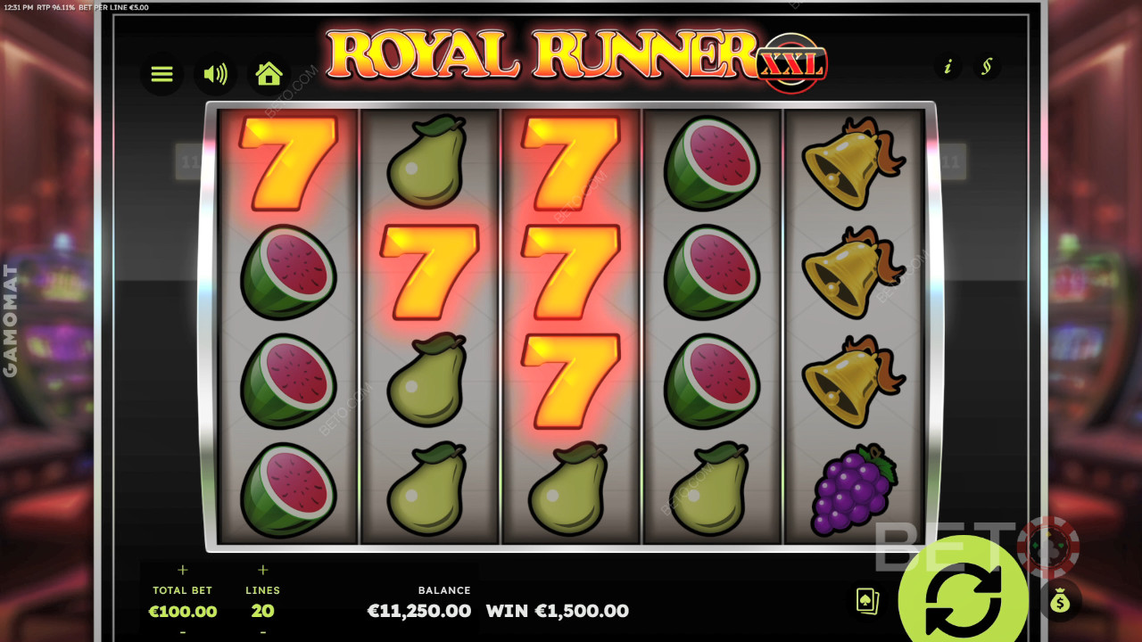 Royal Runner XXL Recensione di BETO Slots
