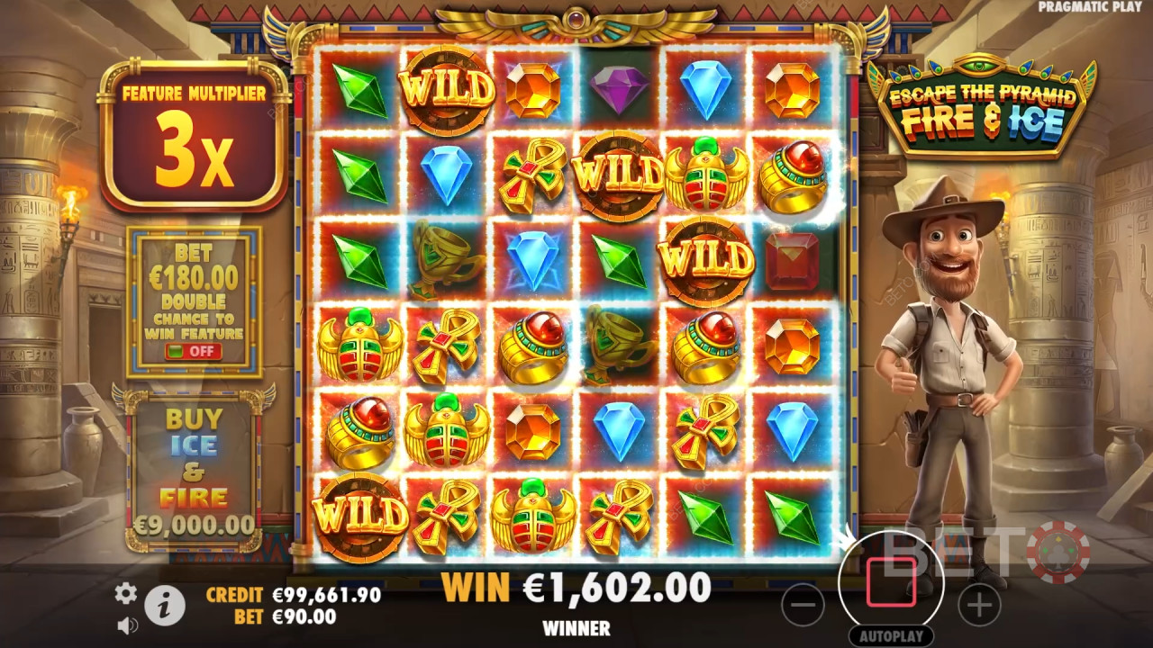 Escape the Pyramid Fire & Ice Recensione da BETO Slots