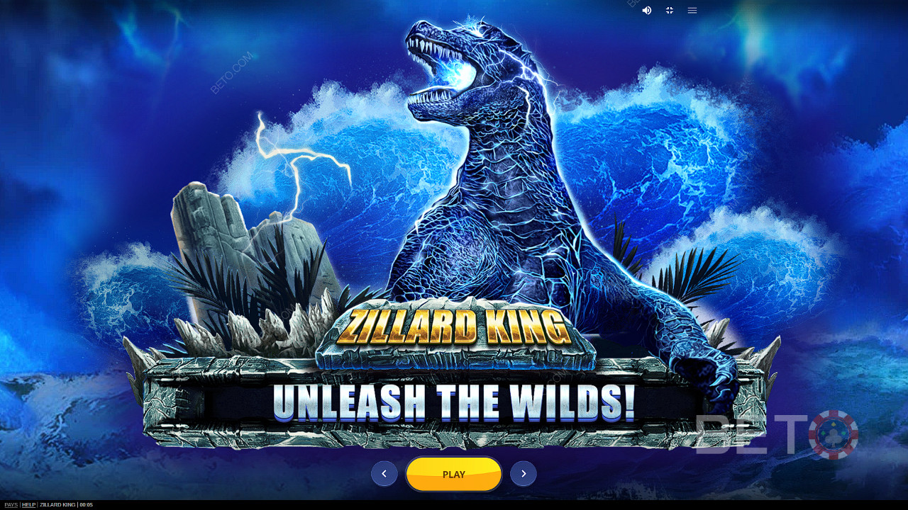 Liberate la bestia mitica nella slot online Zillard King