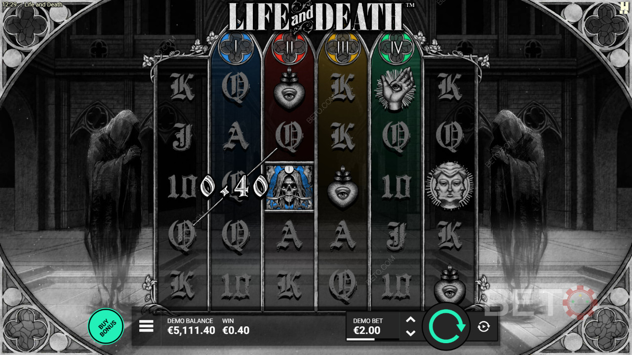 Come giocare a Life and Death di Hacksaw Gaming