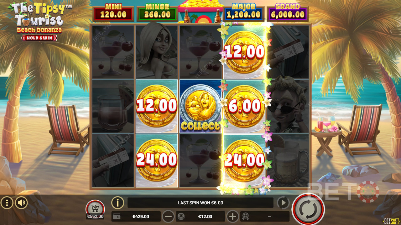 Il turista ubriaco: Beach Bonanza Recensione di BETO Slots