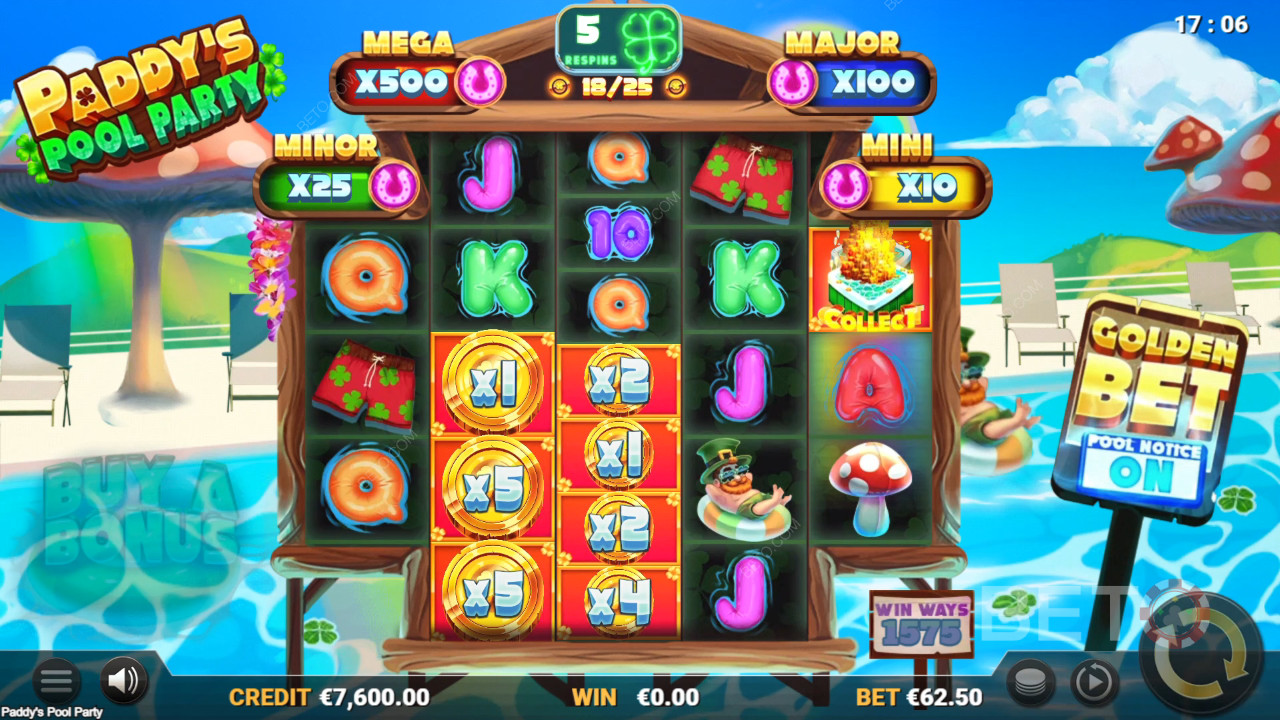 Paddy's Pool Party Gioco Gratuito