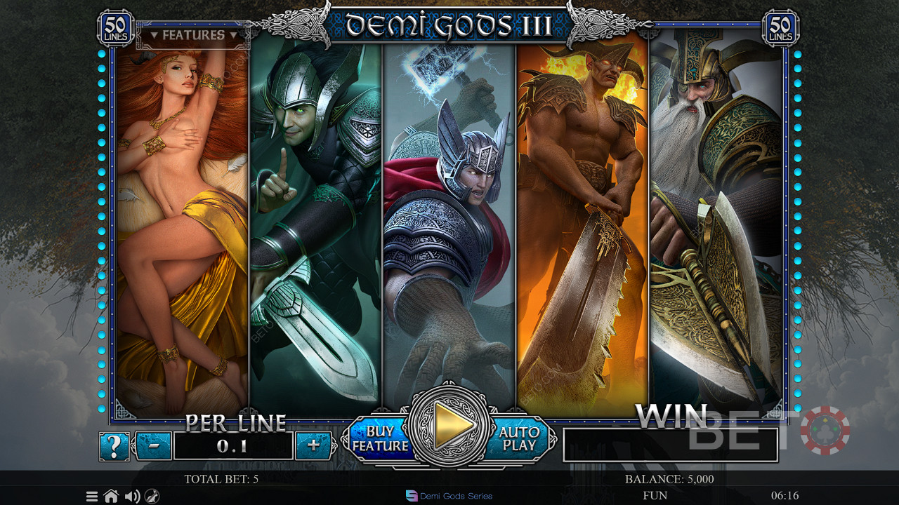 La slot Demi Gods III si ispira direttamente alla mitologia vichinga per un