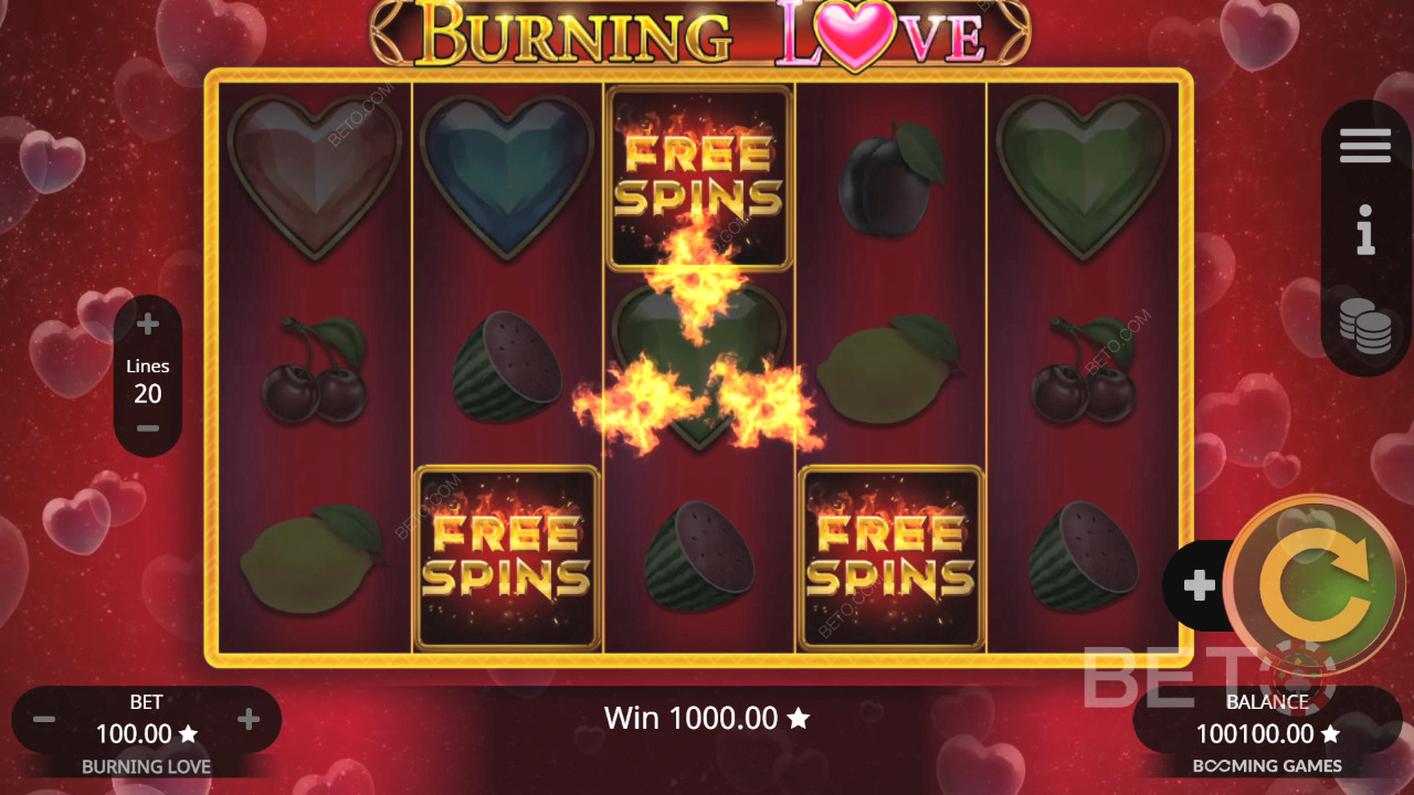 Burning Love Gioco Gratuito