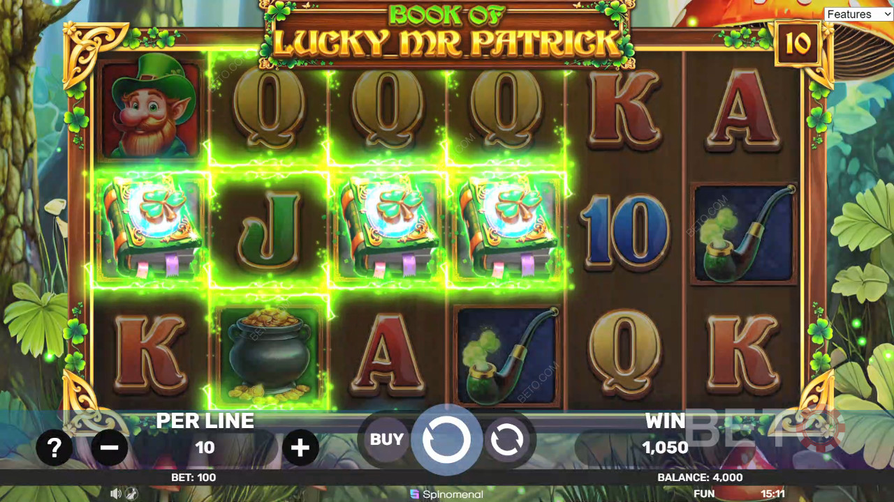 Book of Lucky Mr Patrick Recensione di BETO Slots