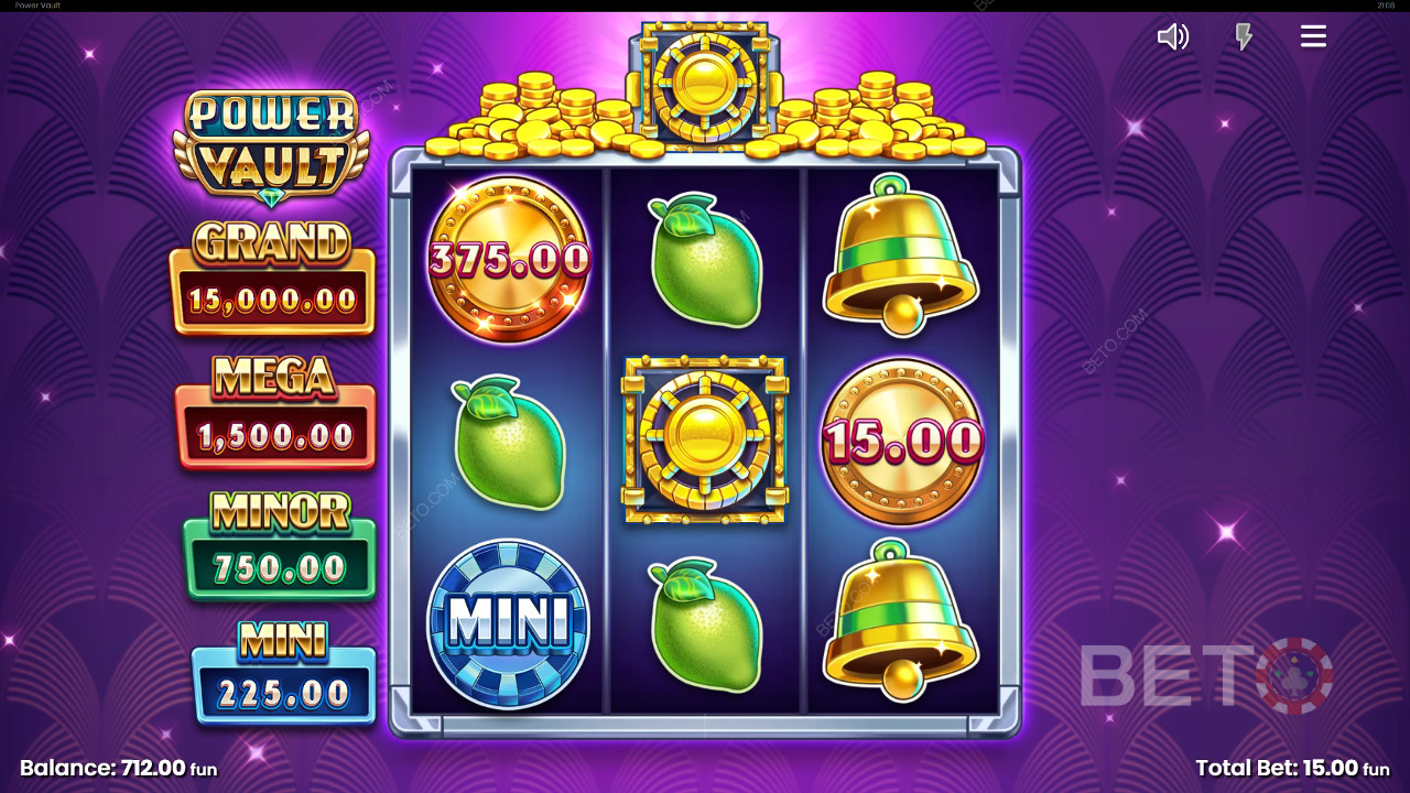 Recensione di Power Vault da parte di BETO Slots