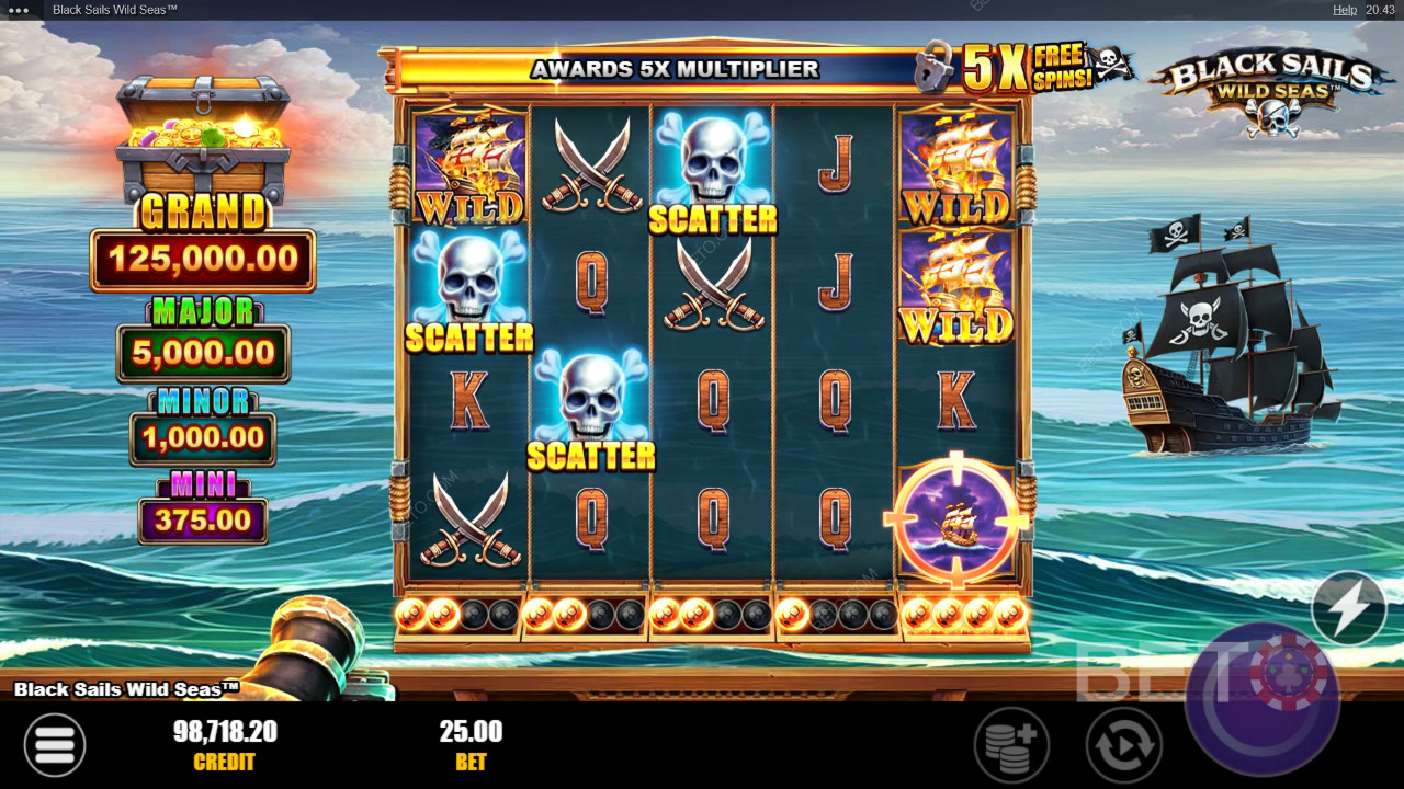 Black Sails Wild Seas Recensione da BETO Slots