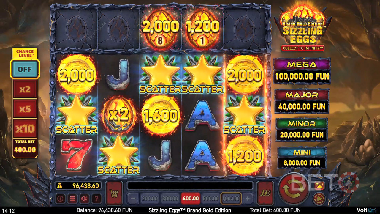 Sizzling Eggs Grand Gold Edition Recensione di BETO Slots