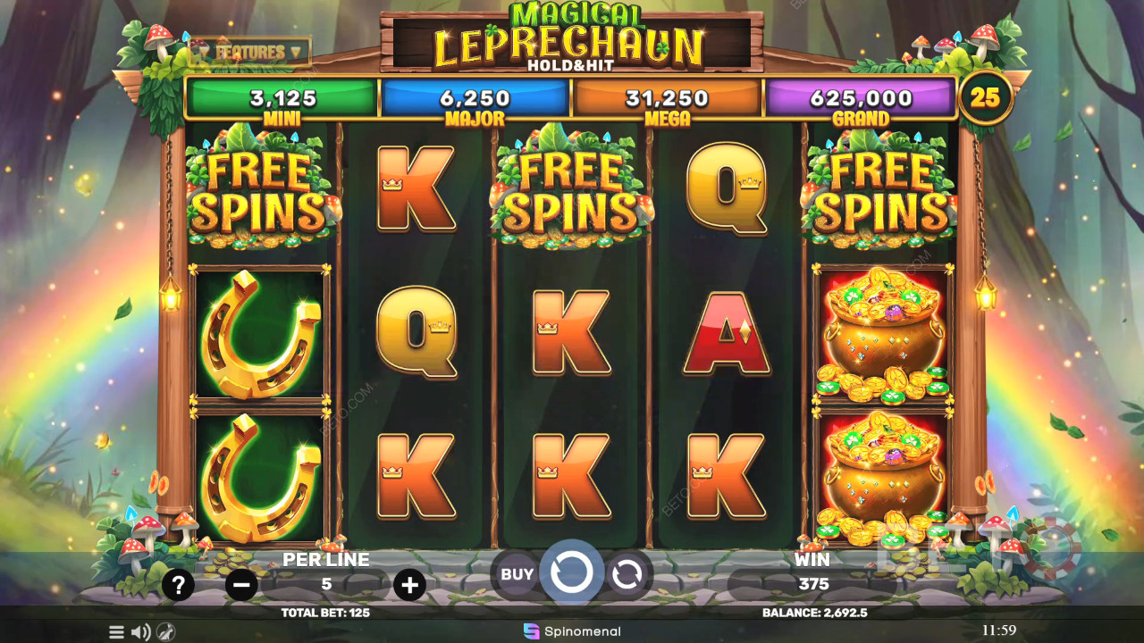 Magical Leprechaun - Hold & Hit Recensione di BETO Slots