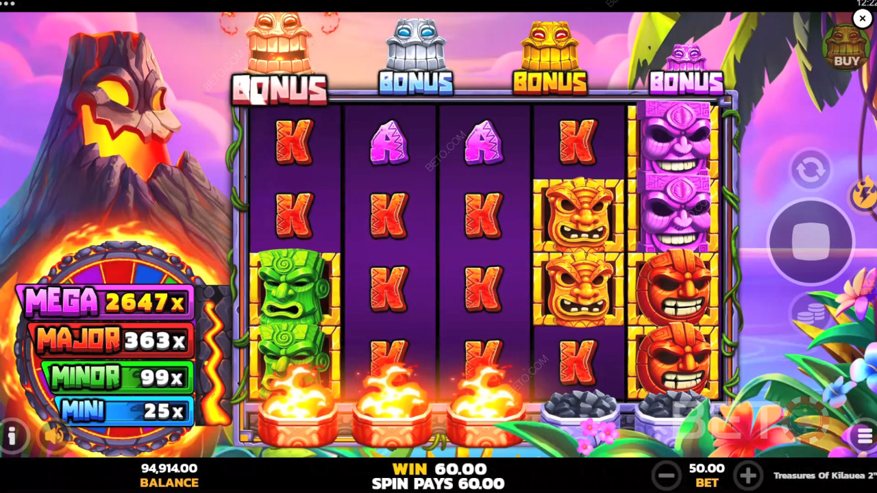Treasures of Kilauea 2 Recensione di BETO Slots