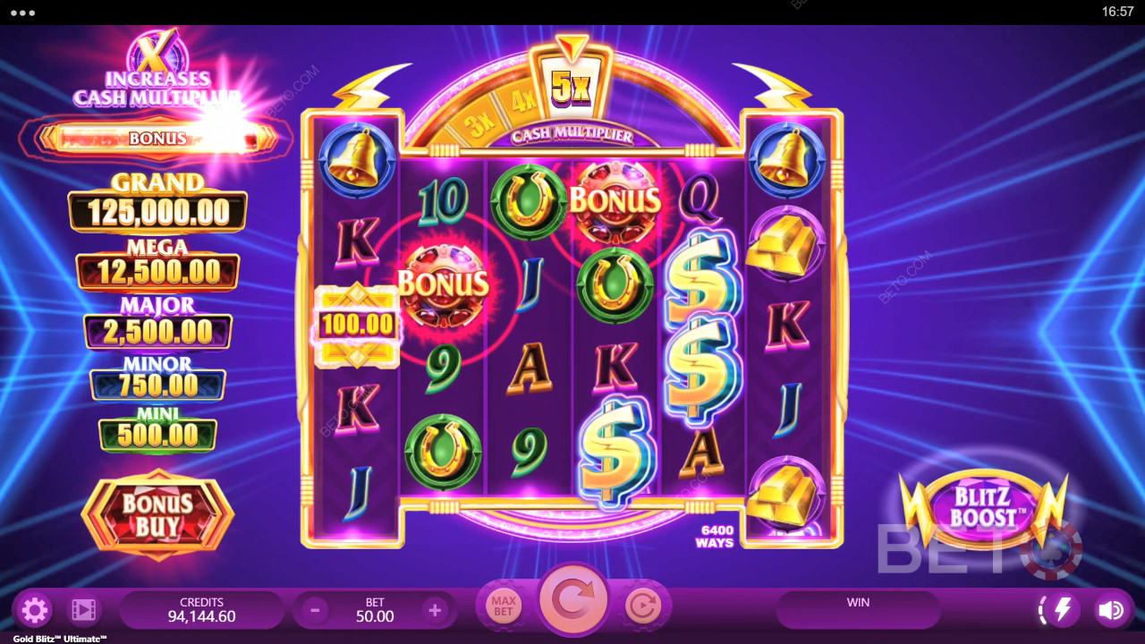 Le funzioni bonus spiegate in Gold Blitz Ultimate da Fortune Factory Studios