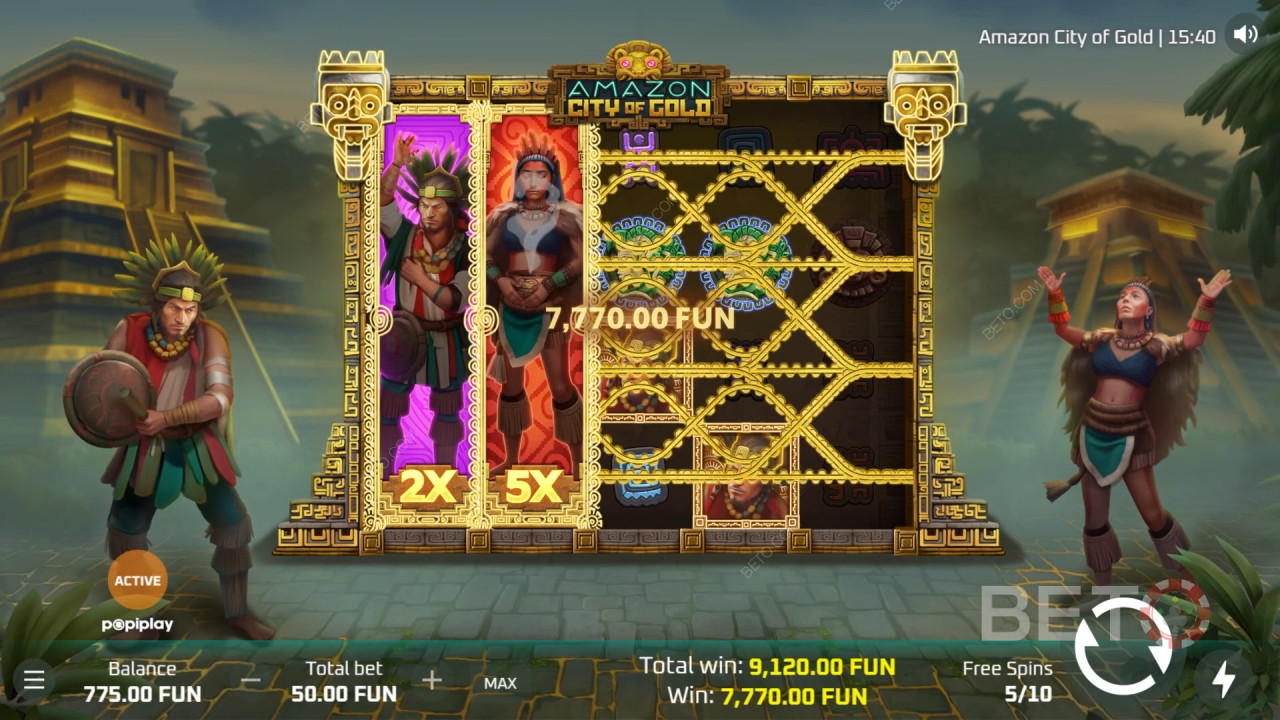Recensione di Amazon City Of Gold da parte di BETO Slots