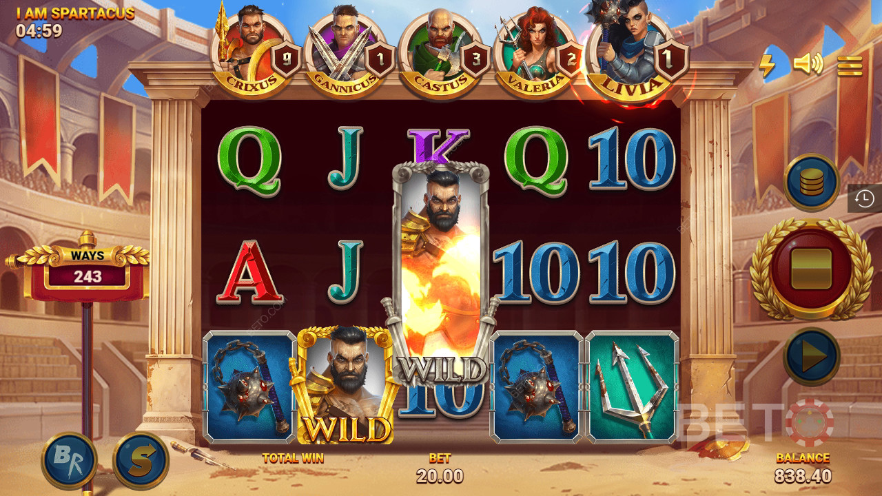 I Am Spartacus Recensione di BETO Slots