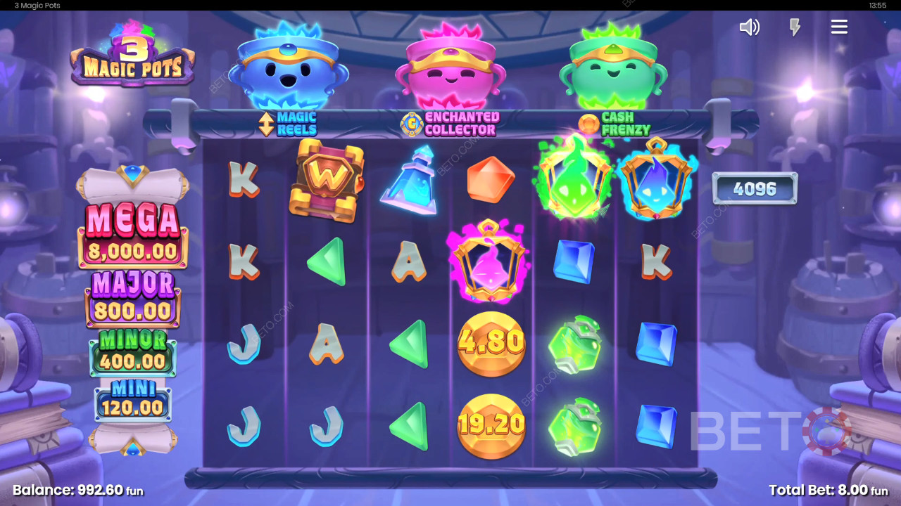3 Magic Pots Gioco Gratuito