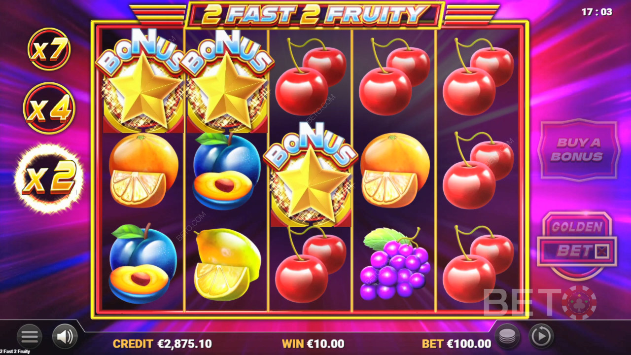 2 Fast 2 Fruity Recensione di BETO Slots