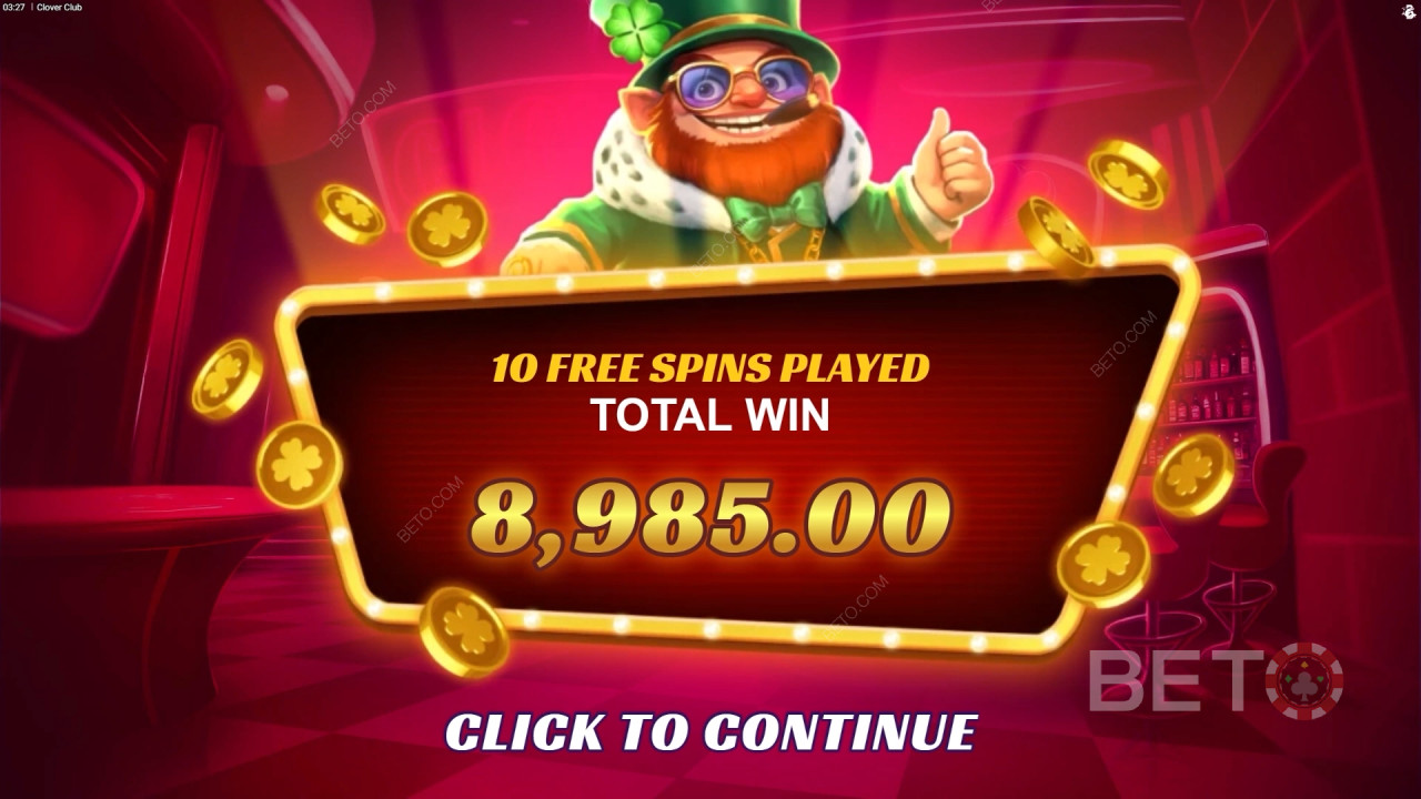 Le funzioni bonus spiegate in Clover Club di Bullshark Games