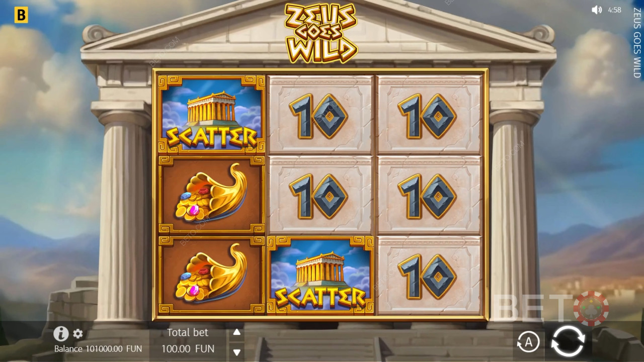 Come giocare a Zeus Goes Wild di BGAMING