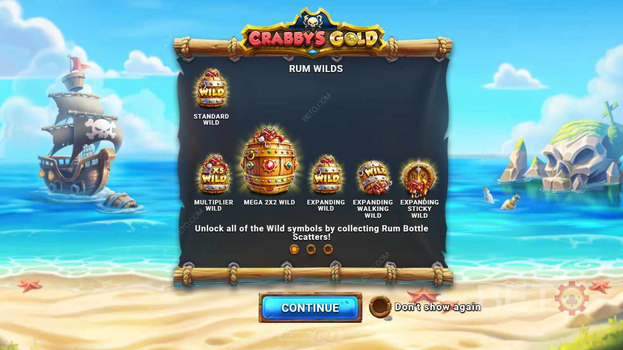 Le caratteristiche dei bonus spiegate in Crabby