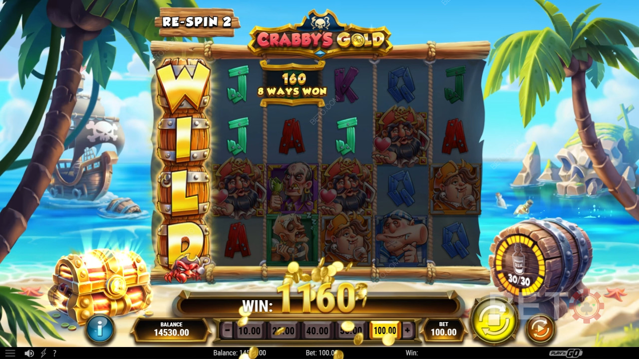 Vinci 70.000x la tua puntata nella slot online Crabby
