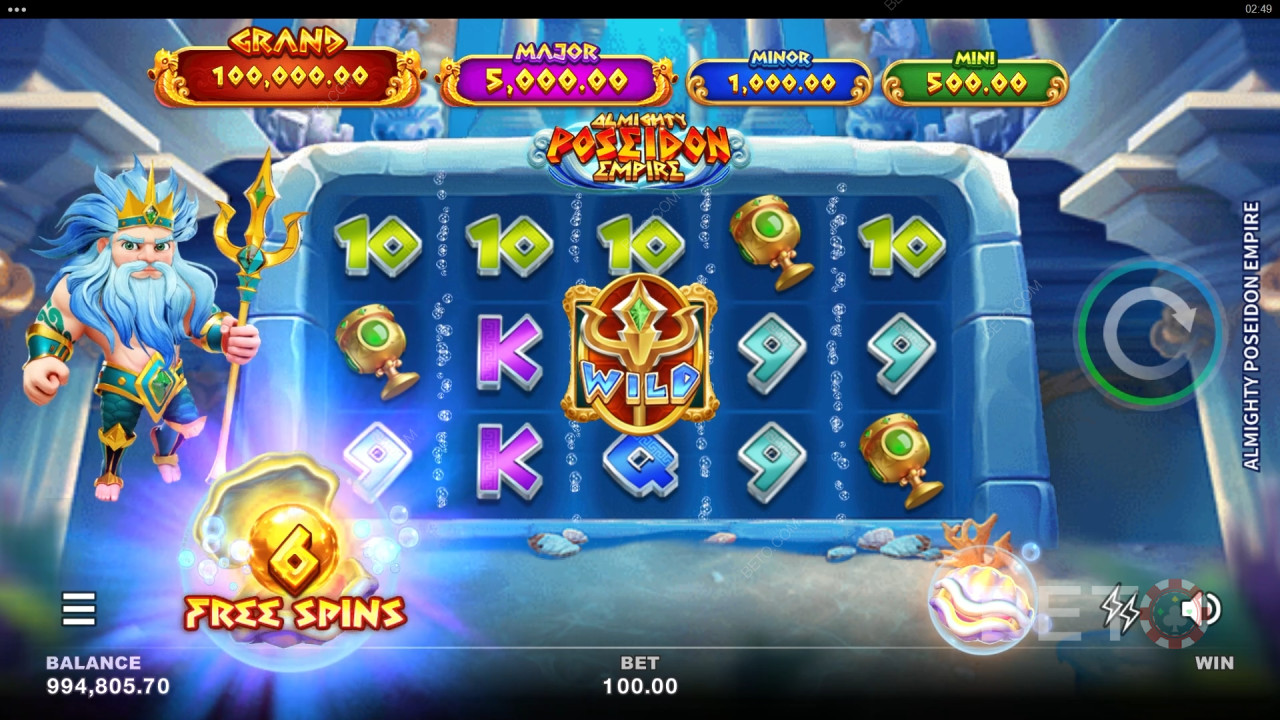 Recensione di Almighty Poseidon Empire da parte di BETO Slots