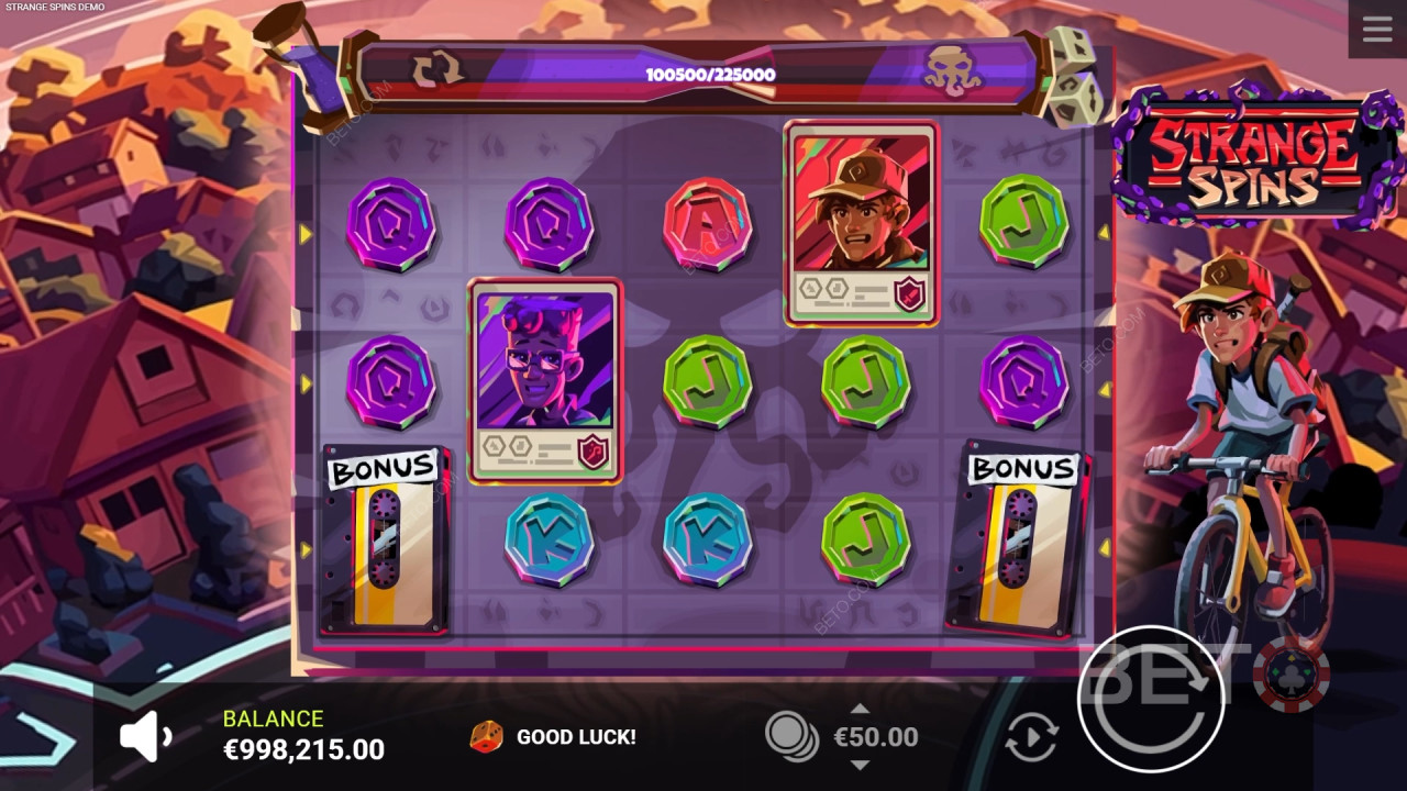 Recensione di Strange Spins da parte di BETO Slots