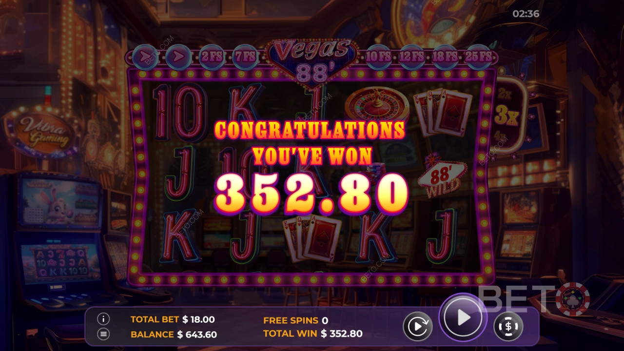 Vegas 88 Recensione di BETO Slots