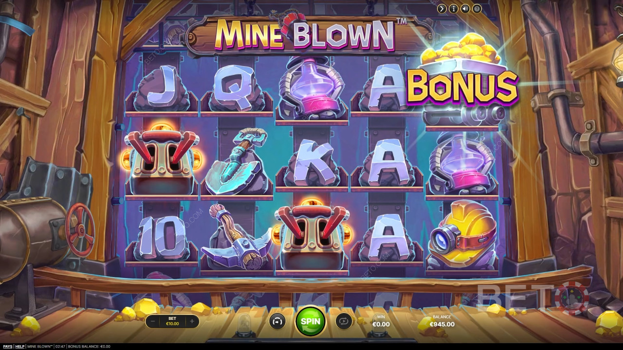 Mine Blown Recensione da BETO Slots