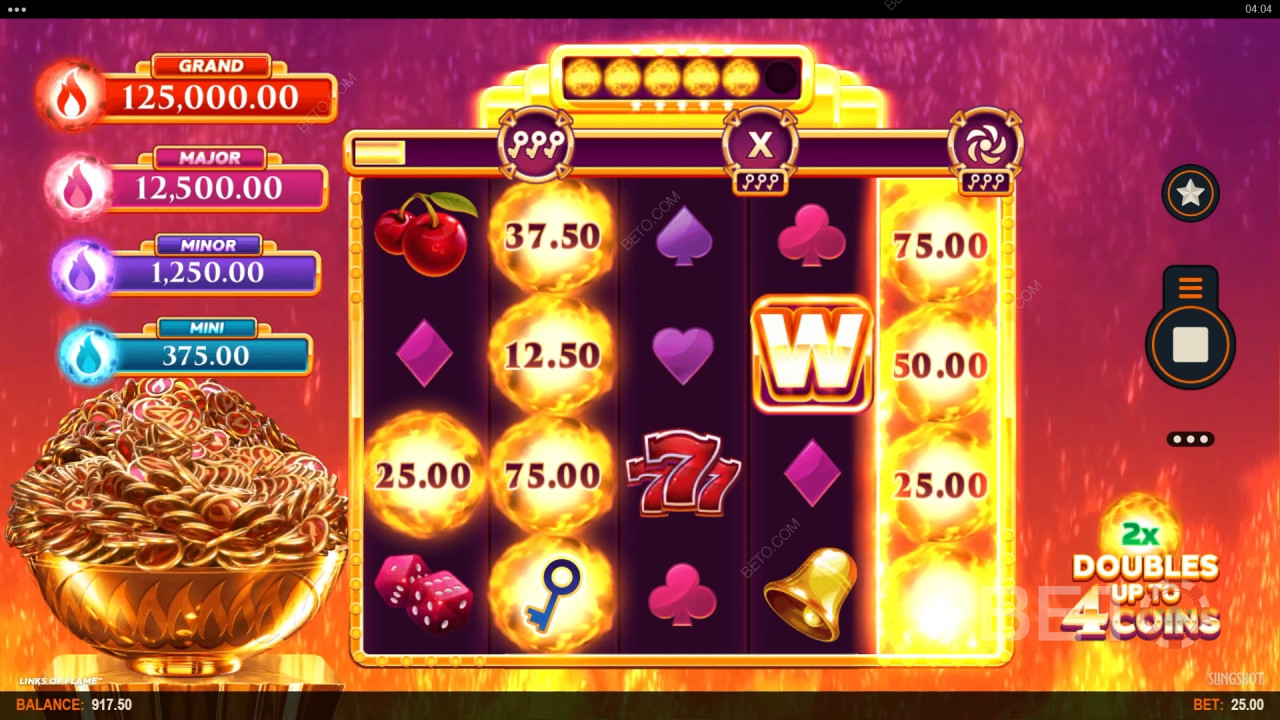 Le caratteristiche dei bonus spiegate in Links of Flame da Slingshot Studios