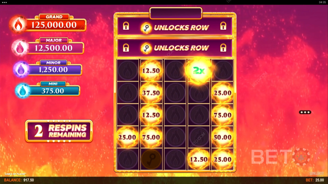 Vinci 10.000x la tua puntata nella slot Links of Flame!