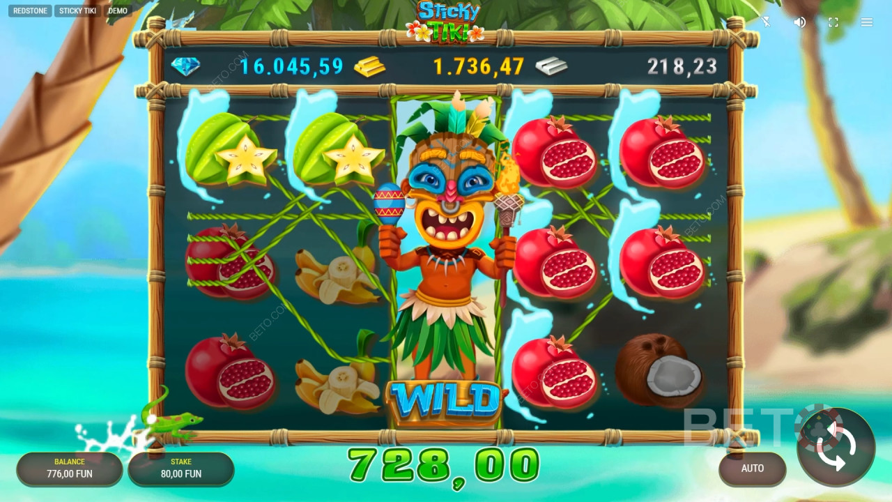 Tema e design: Avventura tropicale Escapismo