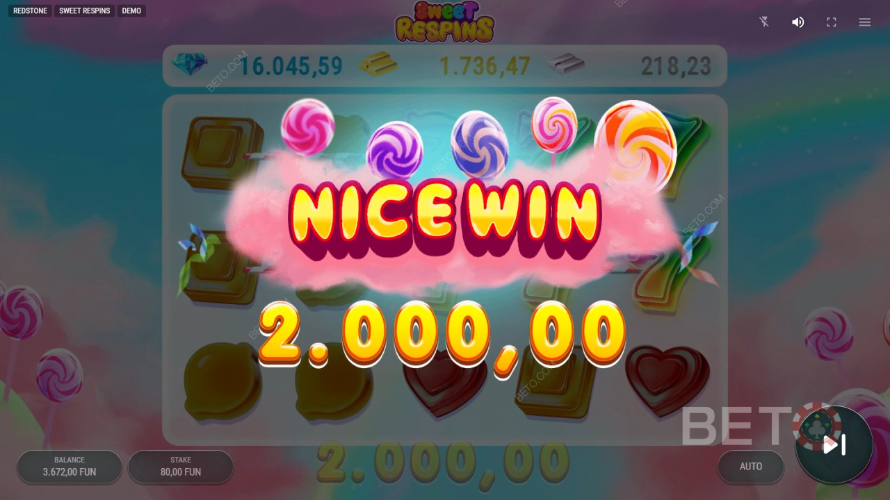 Recensione di Sweet Respins da parte di BETO Slots