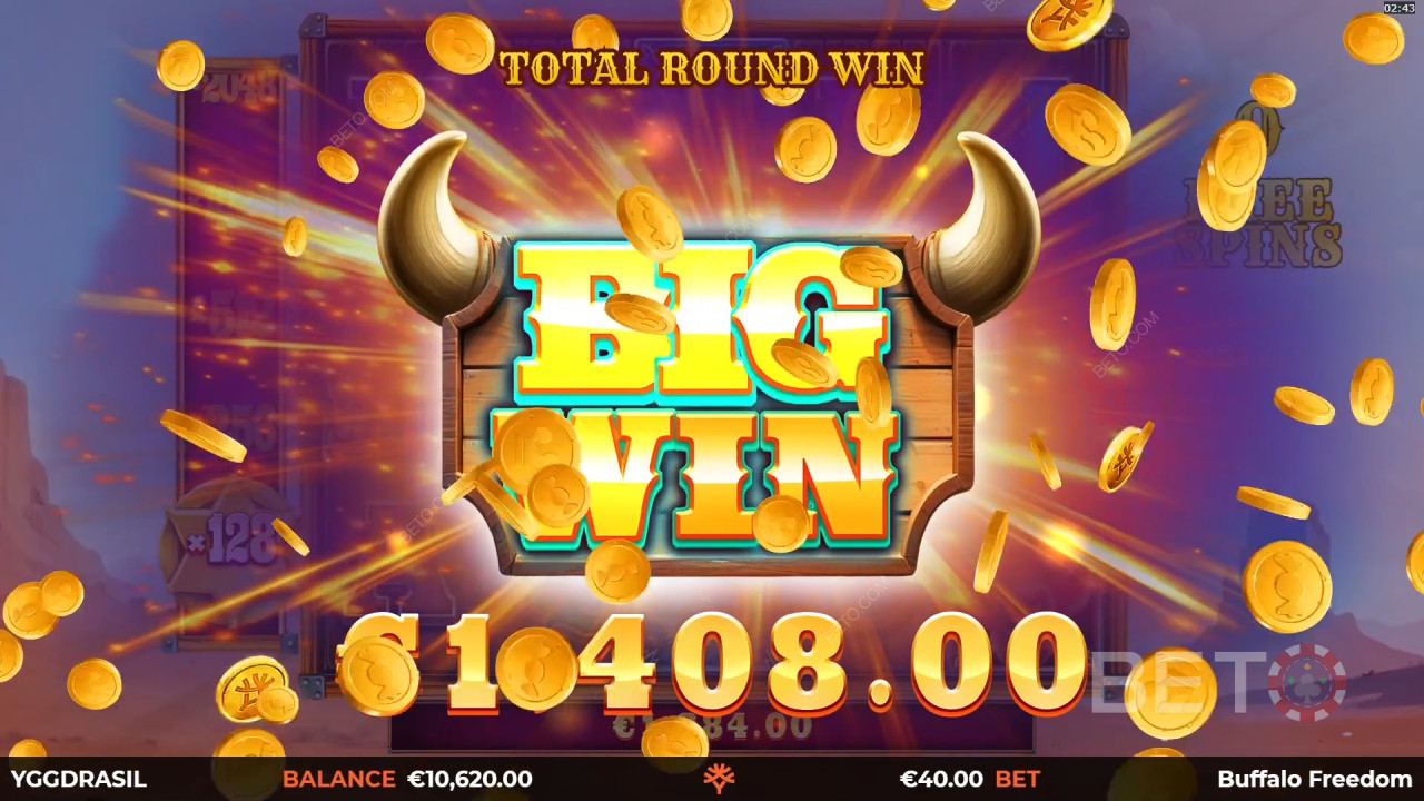 Recensione di Buffalo Freedom da parte di BETO Slots
