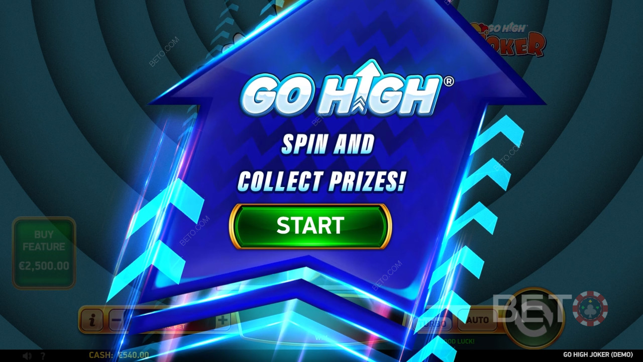 Caratteristiche del bonus spiegate in Go High Joker di RubyPlay