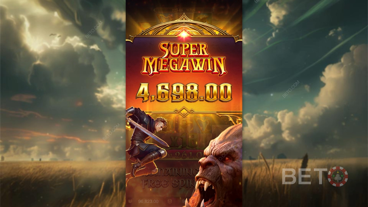 Vinci 10.000x la tua puntata nella slot online Jack the Giant Hunter!