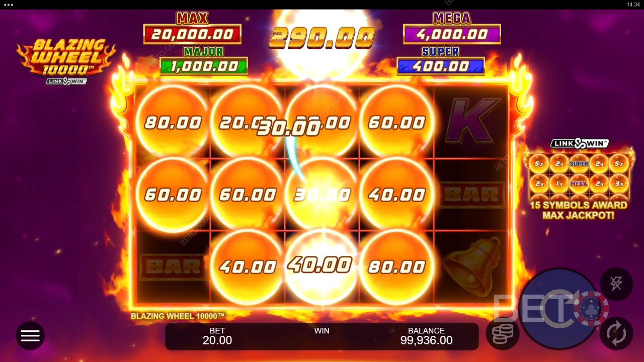 Blazing Wheel 10000 Recensione da BETO Slots