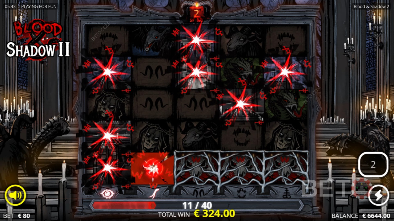 I contenuti extra spiegati in *Blood & Shadow 2* di Nolimit City