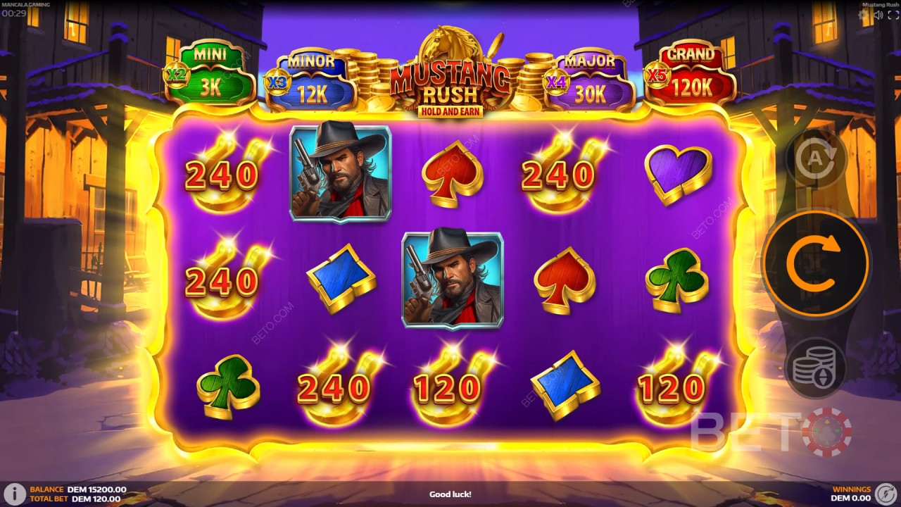 Mustang Rush Recensione di BETO Slots