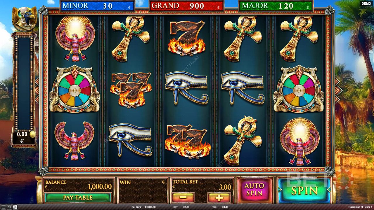 Come giocare a "Guardians of Luxor 3" di Red Rake Gaming