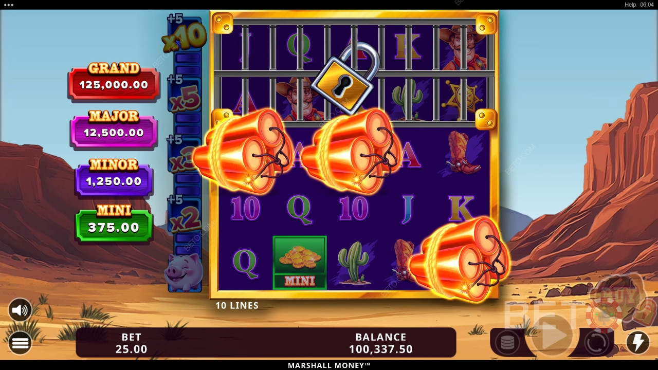 Le caratteristiche dei bonus spiegate in Marshall Money da Blue Ring Studios