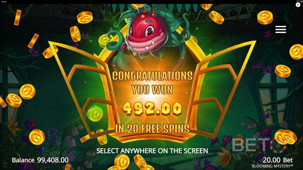 Le funzioni bonus spiegate in Blooming Mystery di Ino Games