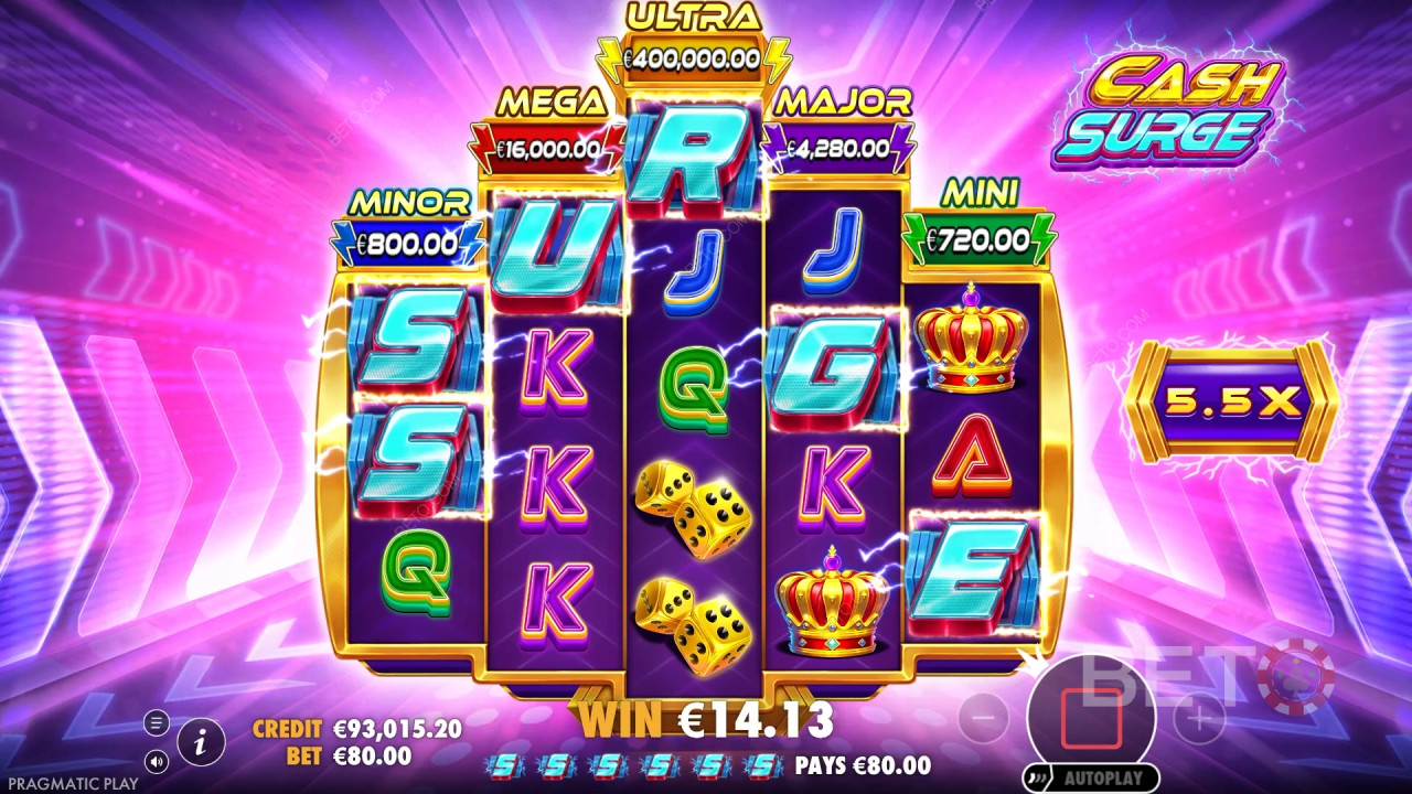 Recensione di Cash Surge da parte di BETO Slots