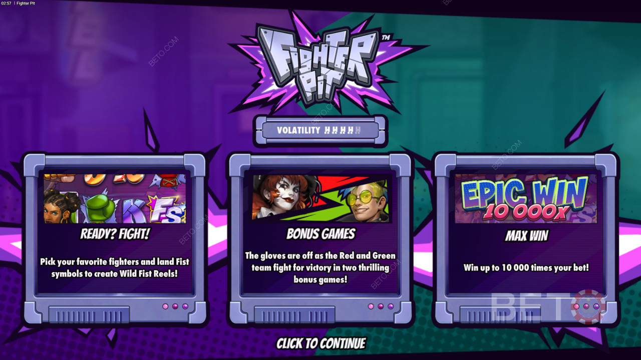 Le caratteristiche dei bonus spiegate in Fighter Pit da Hacksaw Gaming