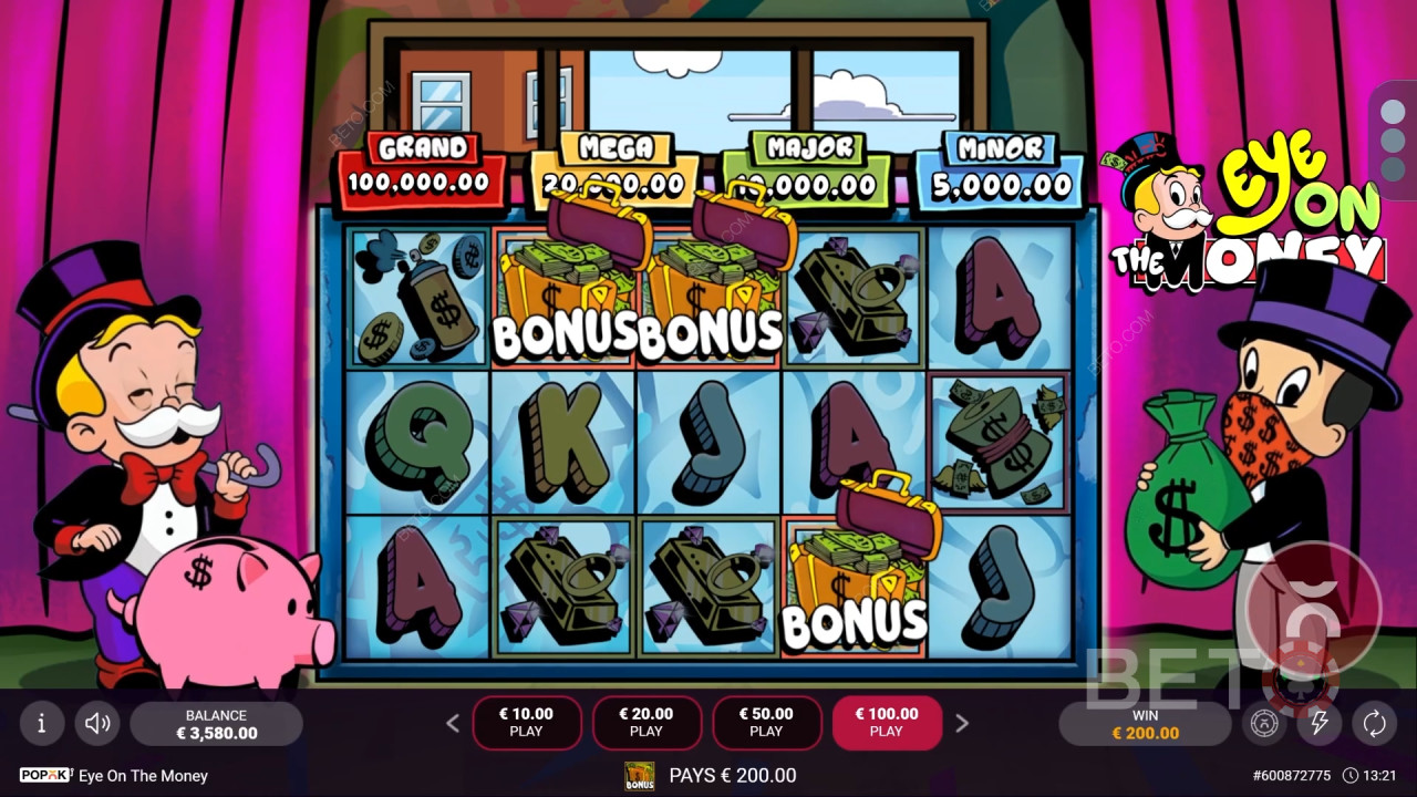 Recensione di Eye on the Money da parte di BETO Slots