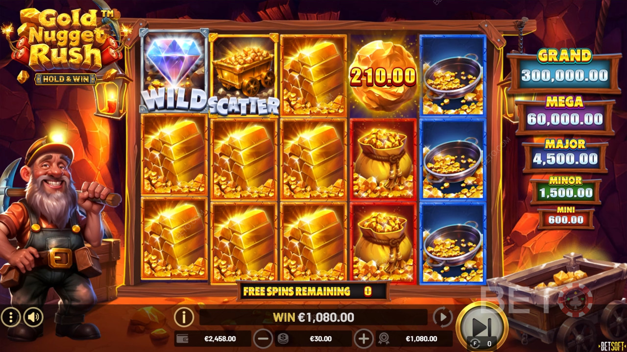 Tema e design: Mining Adventure Excitement