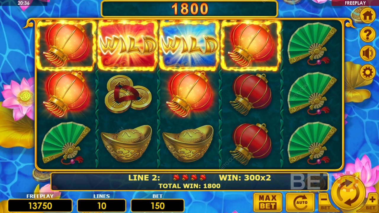 Vinci 1.000 volte la tua puntata nella slot online Golden Fish!