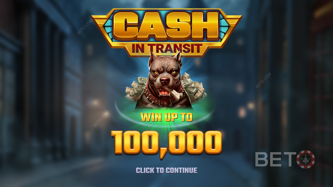 Vinci 10.000 volte la tua puntata nella slot Cash in Transit!