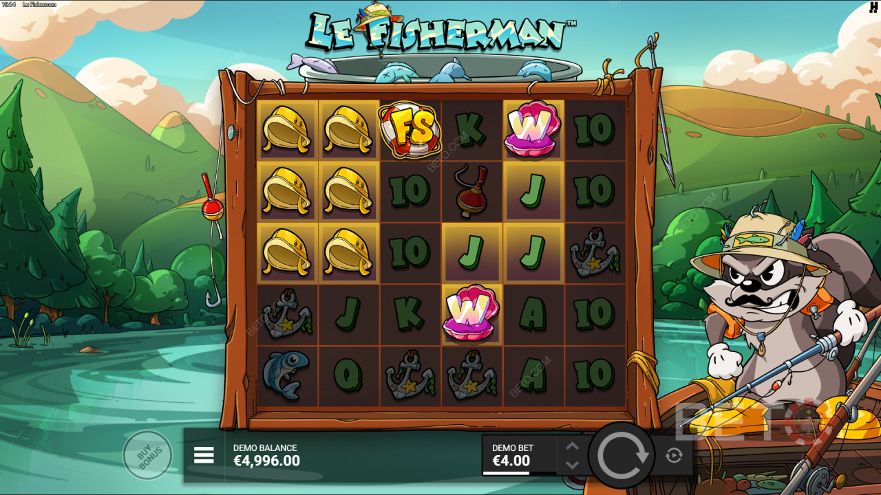 Le caratteristiche dei bonus spiegate in Le Fisherman da Hacksaw Gaming