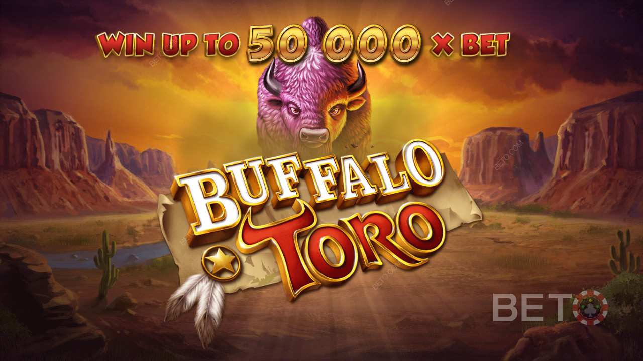 Vinci fino a 50.000x della tua puntata nella slot online Buffalo Toro