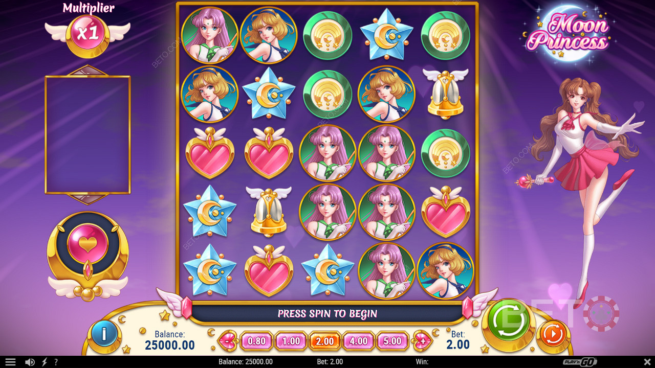 Divertiti con un tema carino e coinvolgente nella slot Moon Princess