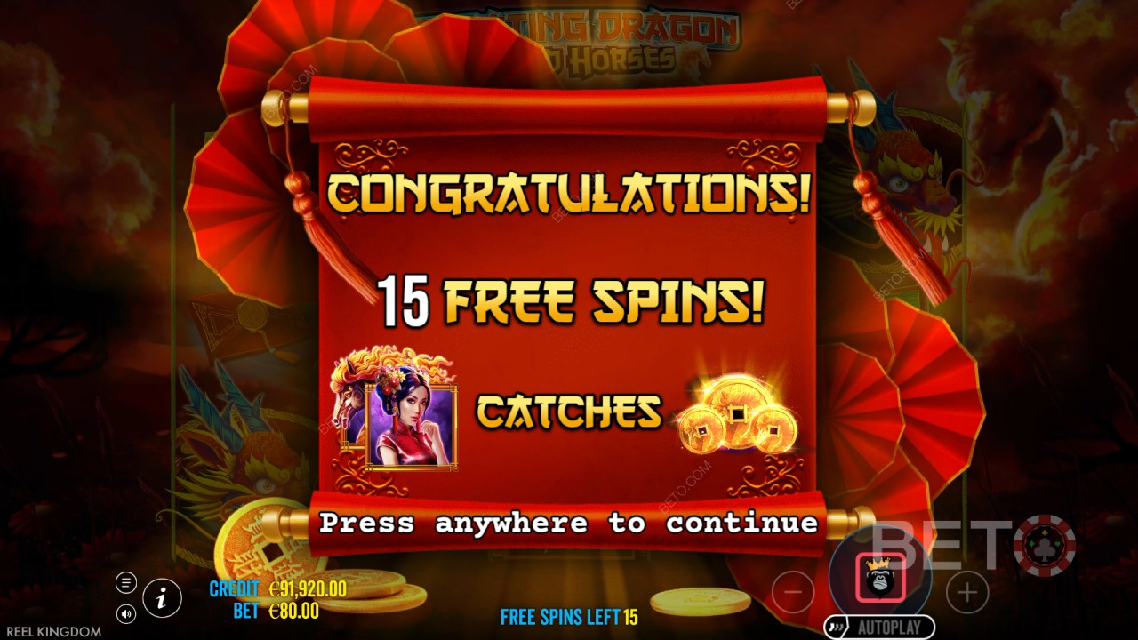 Floating Dragon Recensione di Wild Horses a cura di BETO Slots